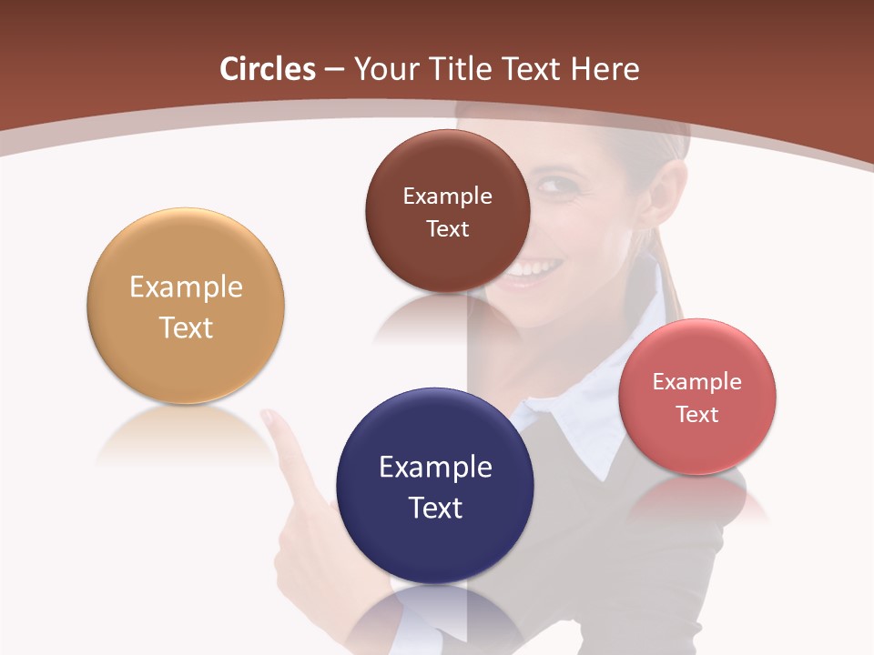 Per On Office Chair PowerPoint Template