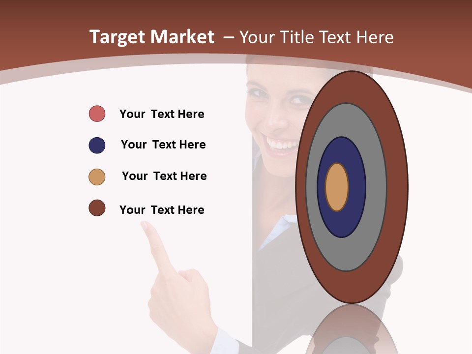 Per On Office Chair PowerPoint Template