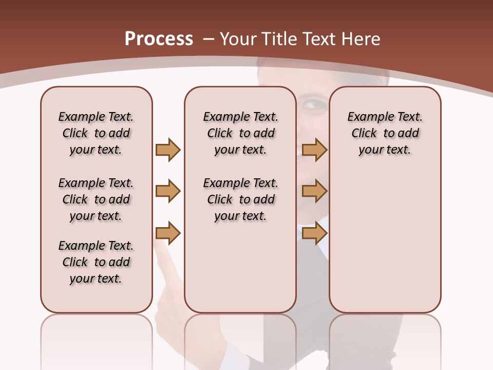 Per On Office Chair PowerPoint Template