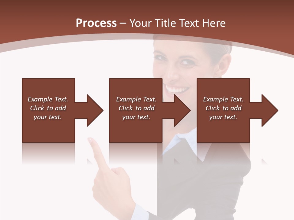 Per On Office Chair PowerPoint Template