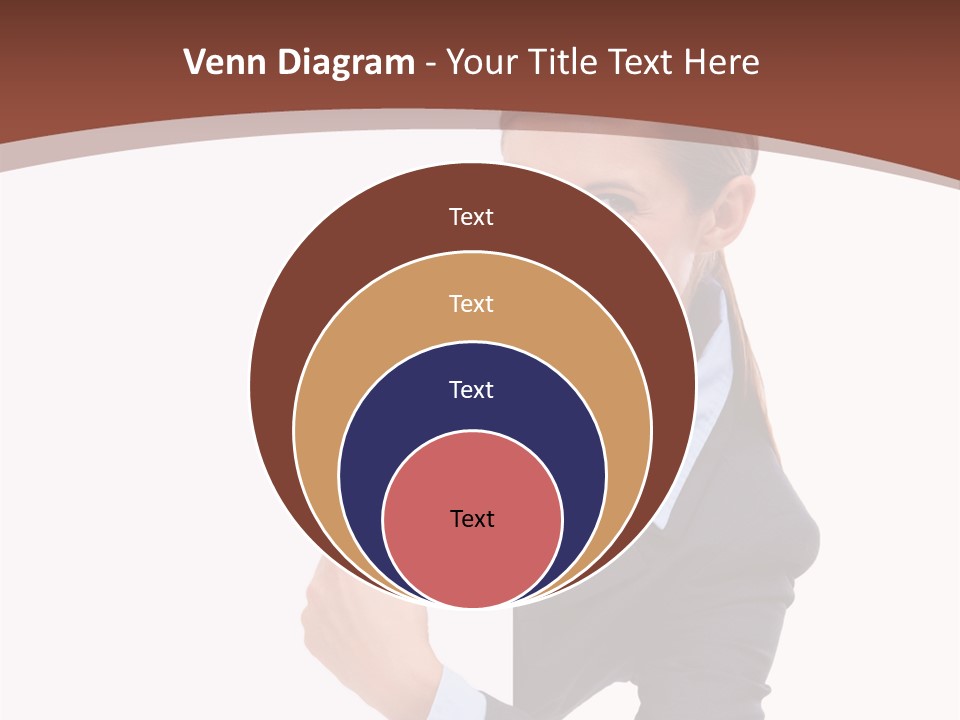 Per On Office Chair PowerPoint Template