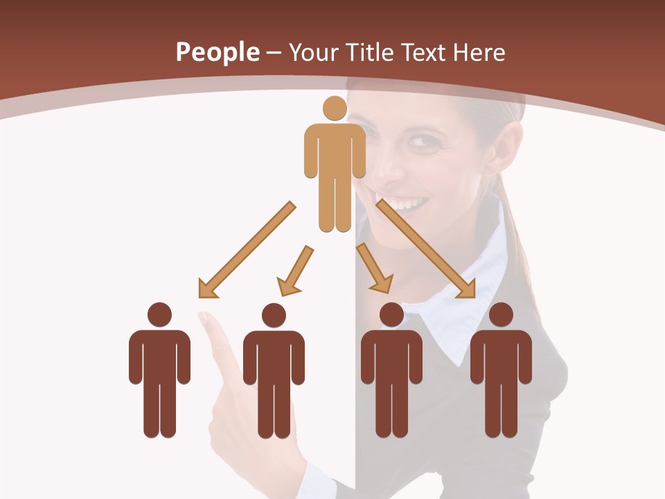 Per On Office Chair PowerPoint Template