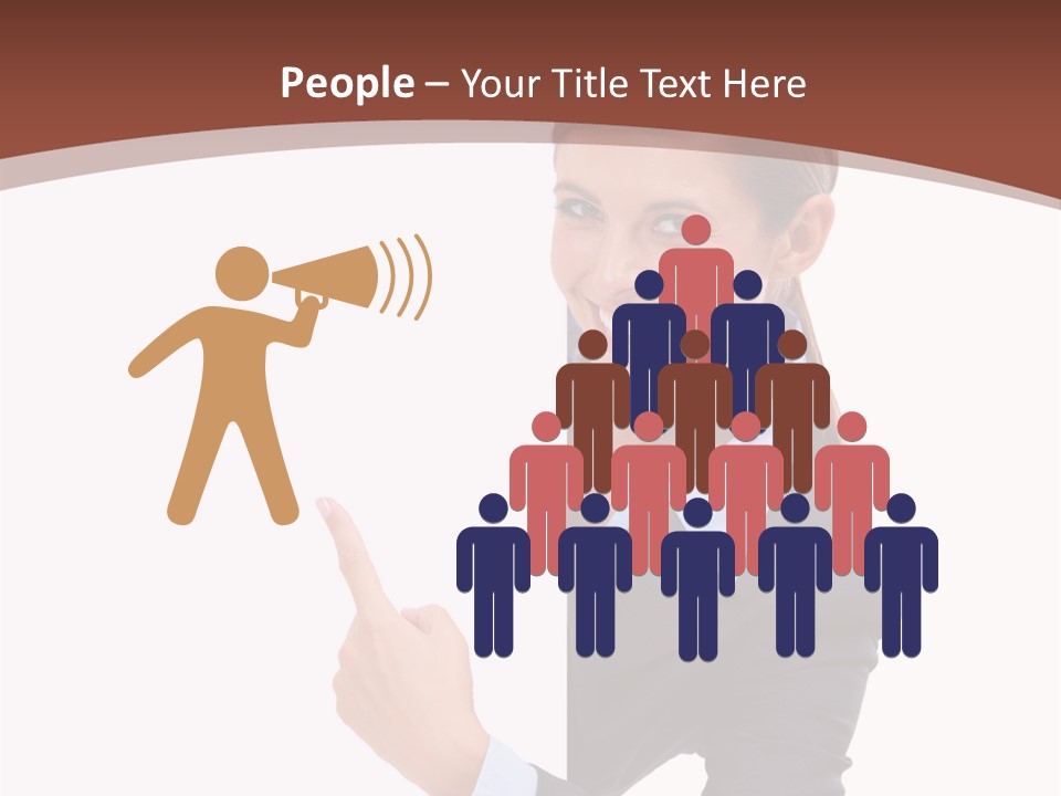 Per On Office Chair PowerPoint Template