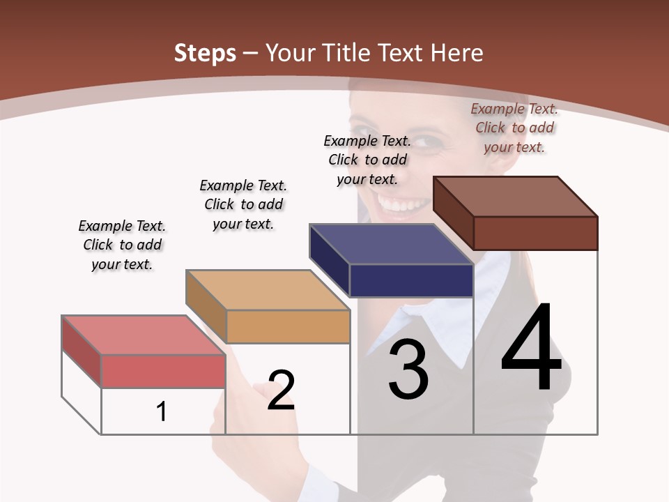 Per On Office Chair PowerPoint Template