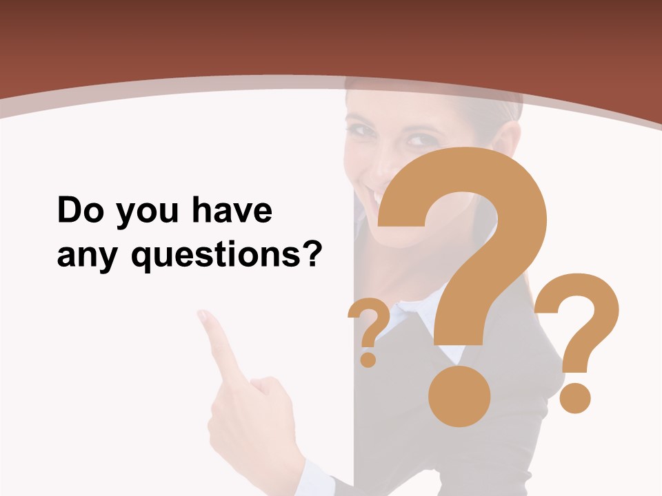 Per On Office Chair PowerPoint Template