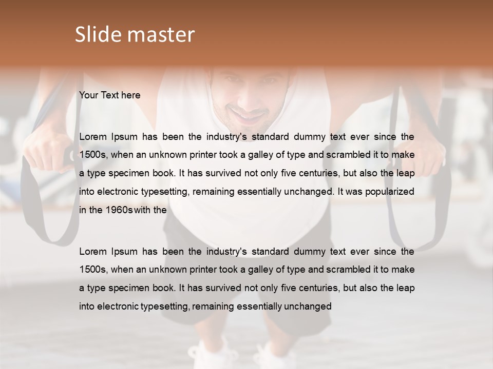 Attractive Athletic  PowerPoint Template