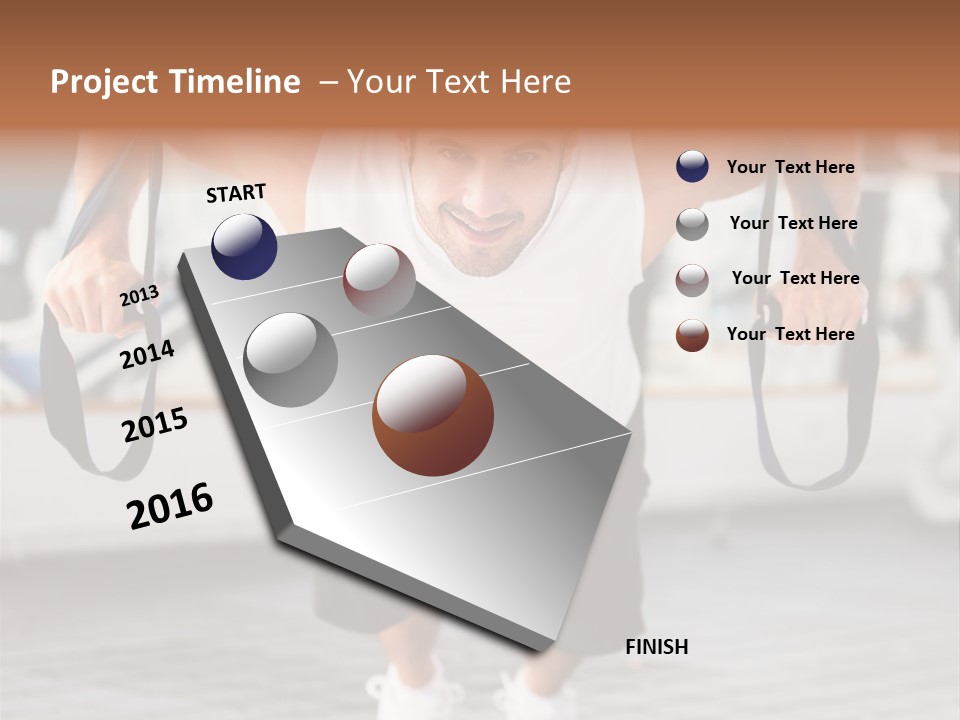 Attractive Athletic  PowerPoint Template