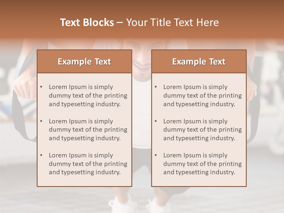 Attractive Athletic  PowerPoint Template
