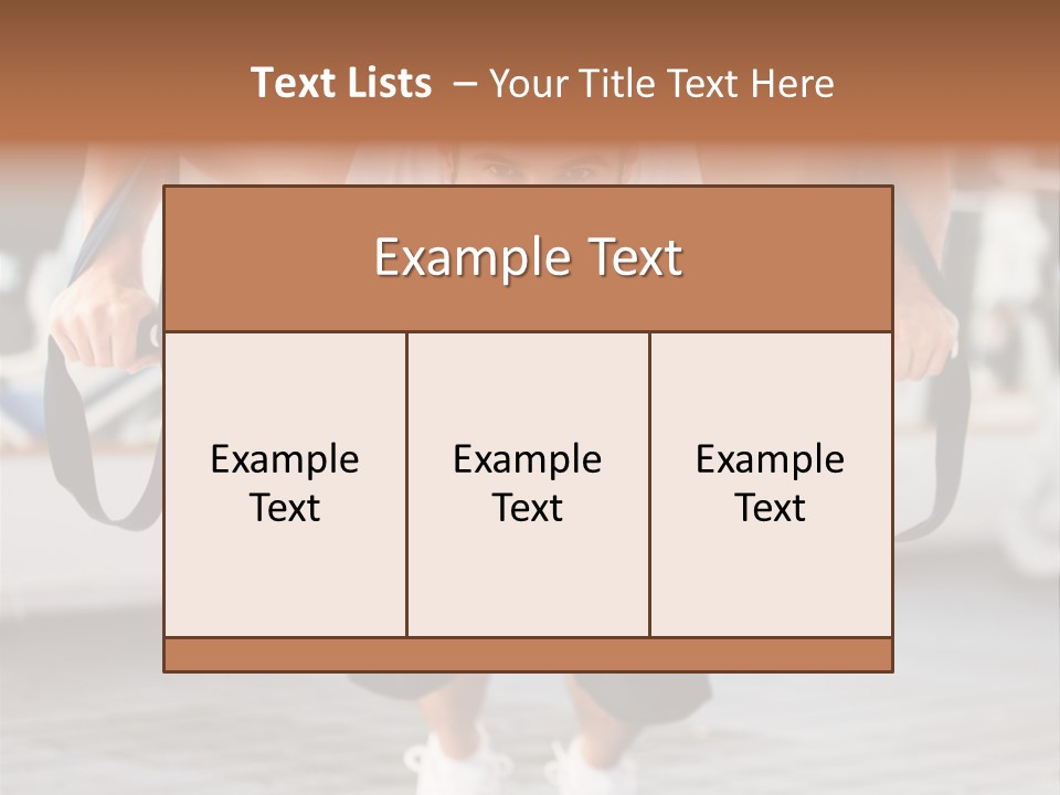 Attractive Athletic  PowerPoint Template