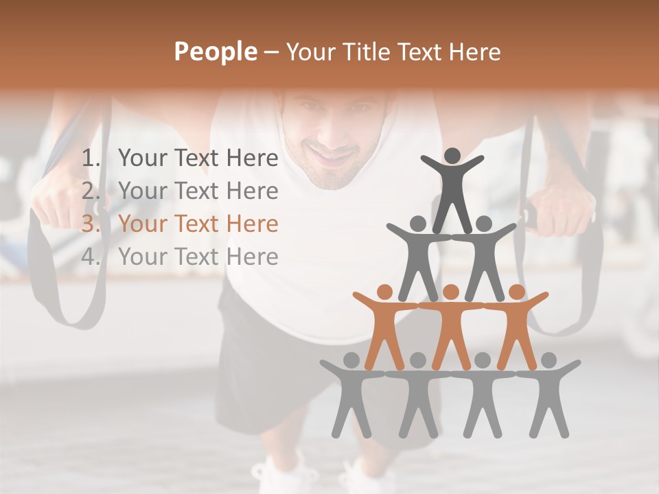 Attractive Athletic  PowerPoint Template