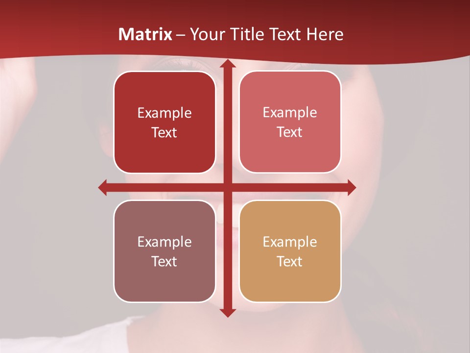 White One Model PowerPoint Template