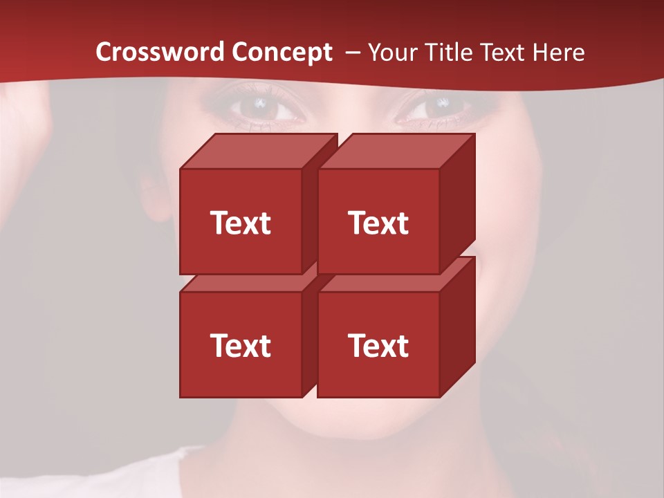White One Model PowerPoint Template