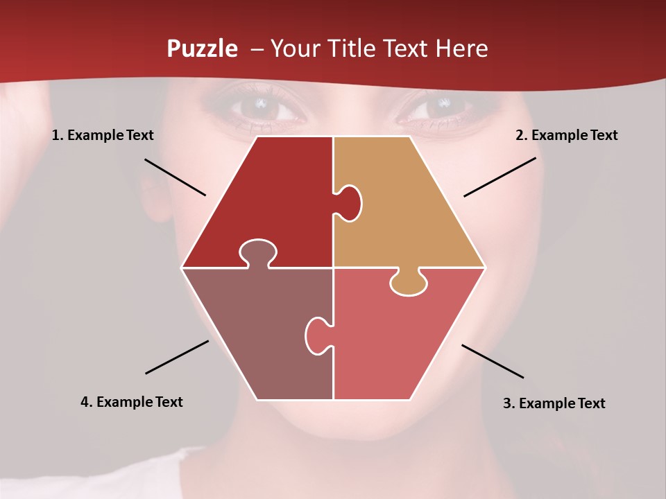 White One Model PowerPoint Template