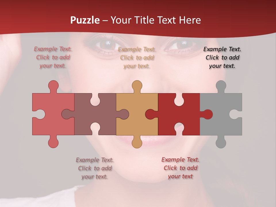 White One Model PowerPoint Template