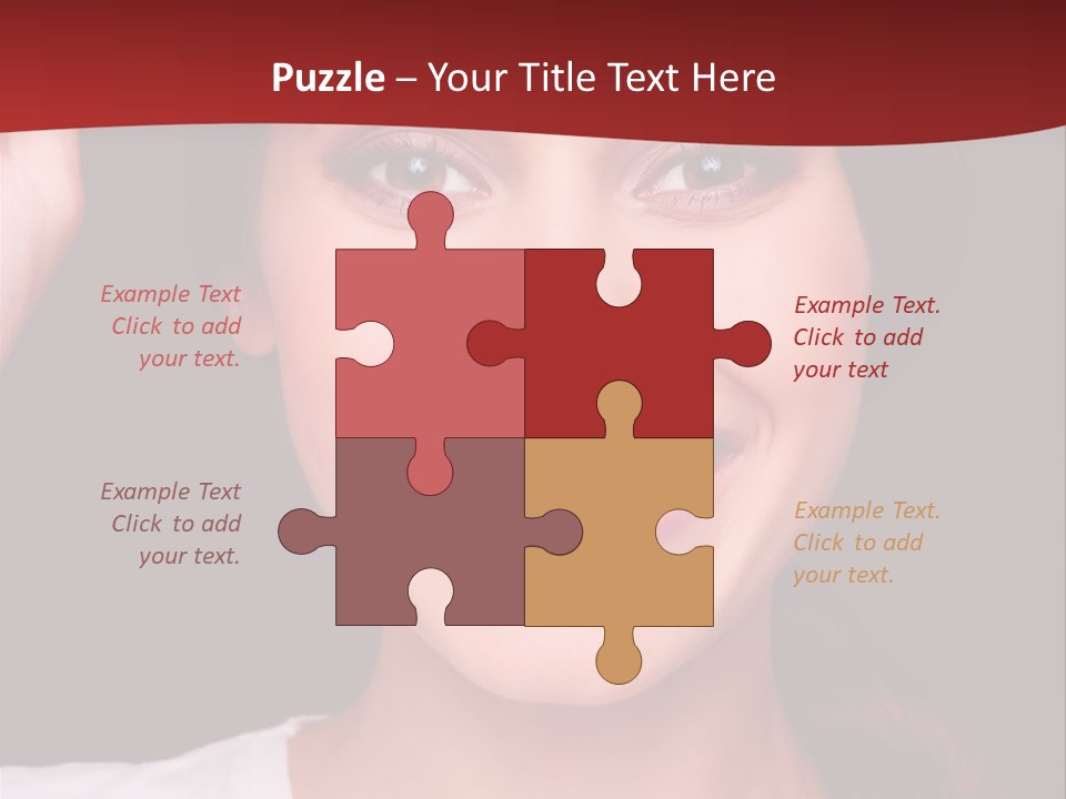 White One Model PowerPoint Template