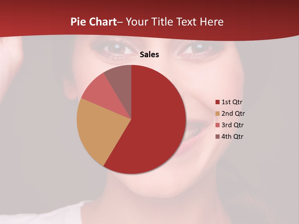 White One Model PowerPoint Template