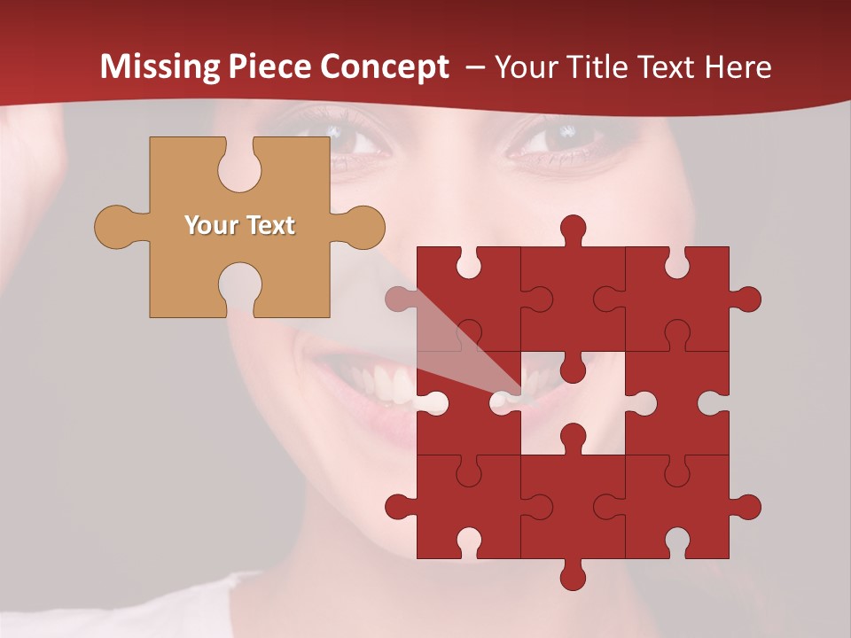 White One Model PowerPoint Template