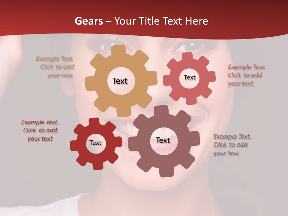 White One Model PowerPoint Template