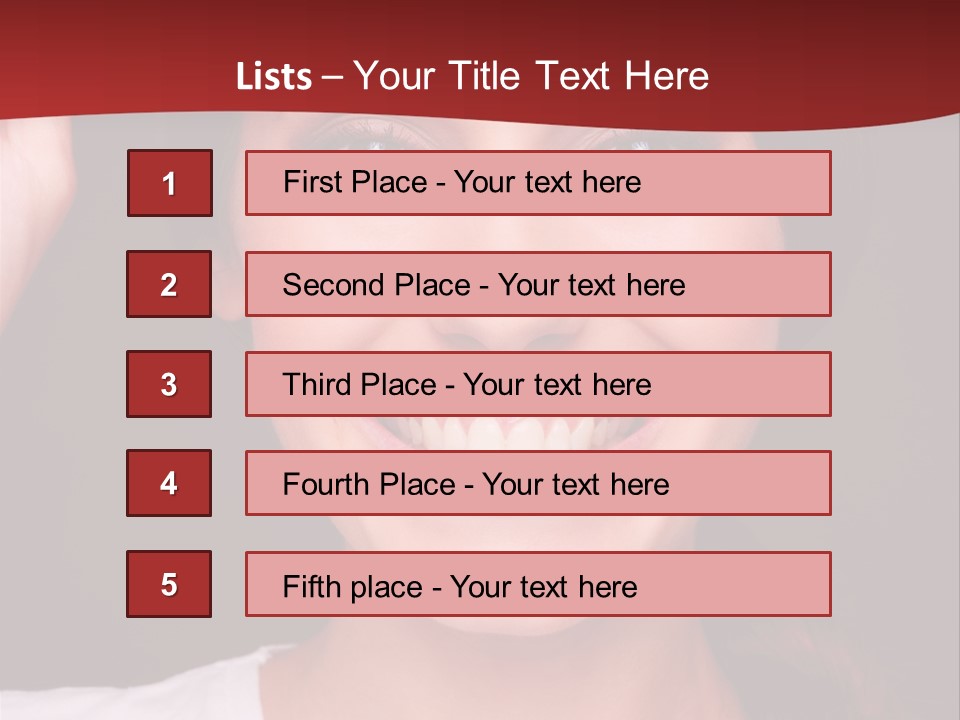 White One Model PowerPoint Template