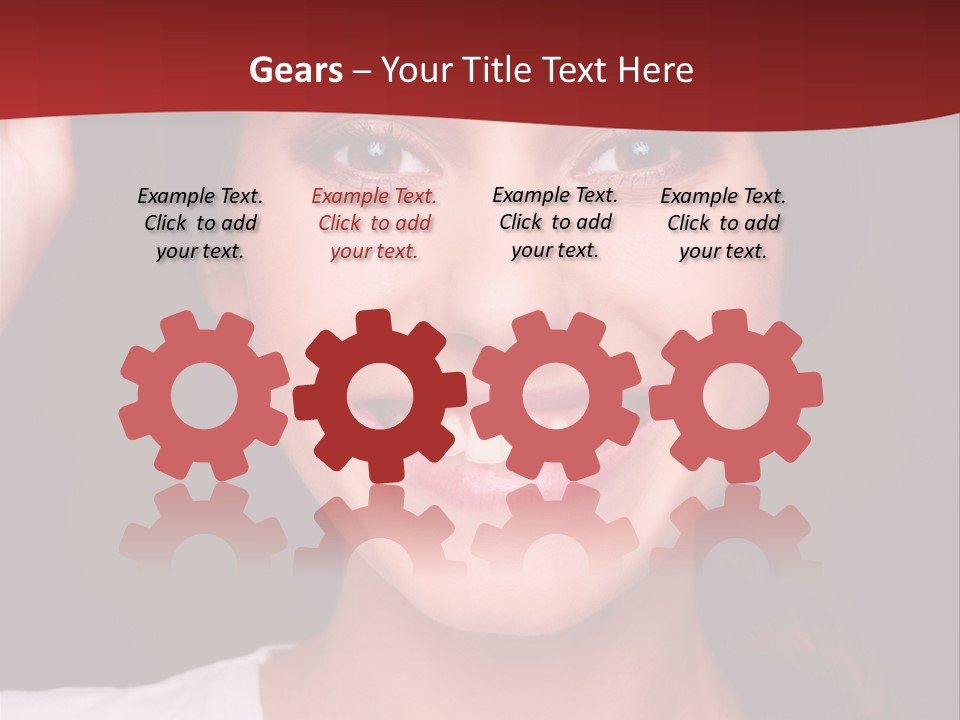 White One Model PowerPoint Template