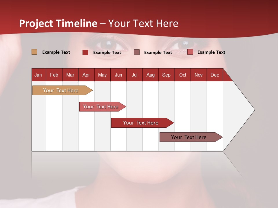 White One Model PowerPoint Template
