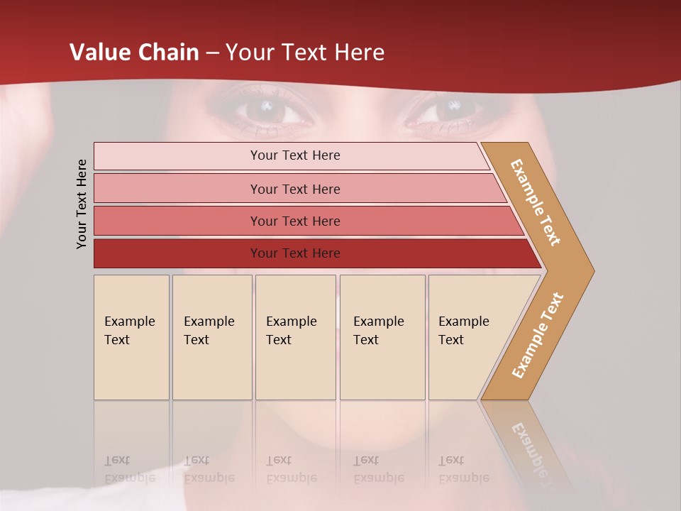 White One Model PowerPoint Template