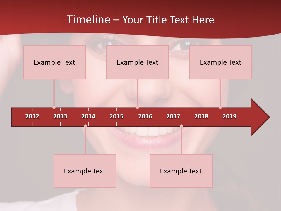 White One Model PowerPoint Template