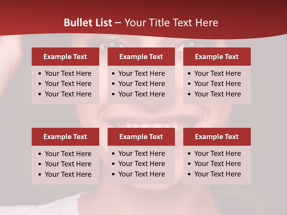 White One Model PowerPoint Template