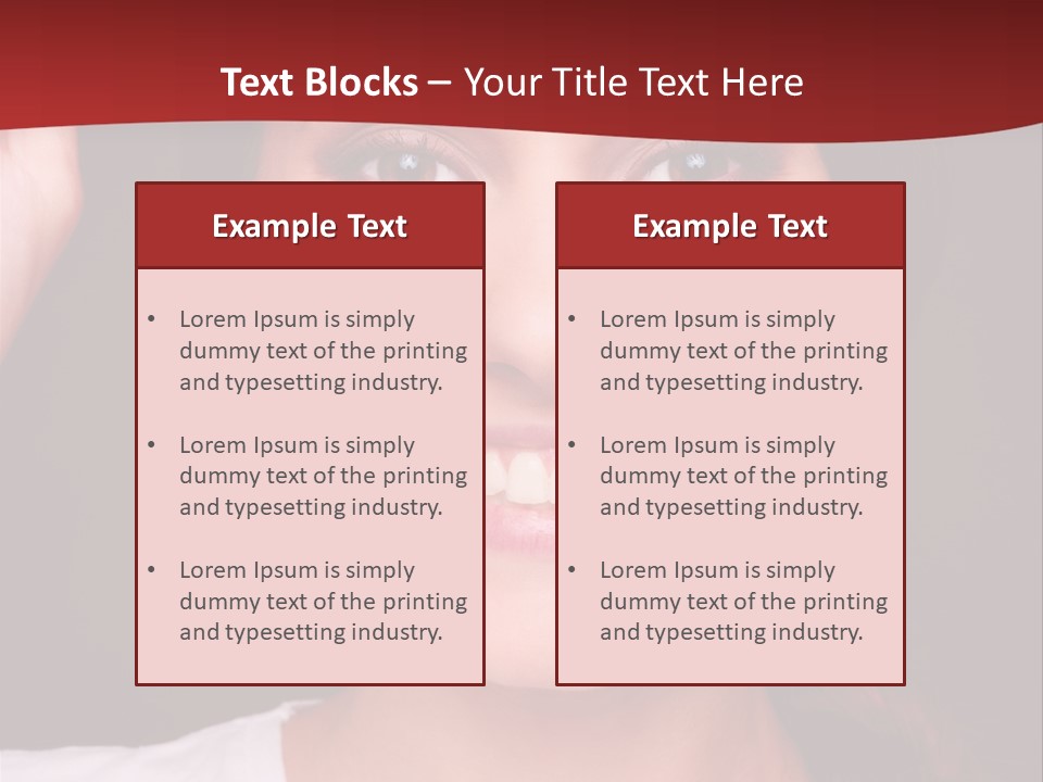 White One Model PowerPoint Template
