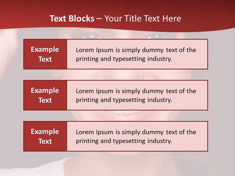 White One Model PowerPoint Template