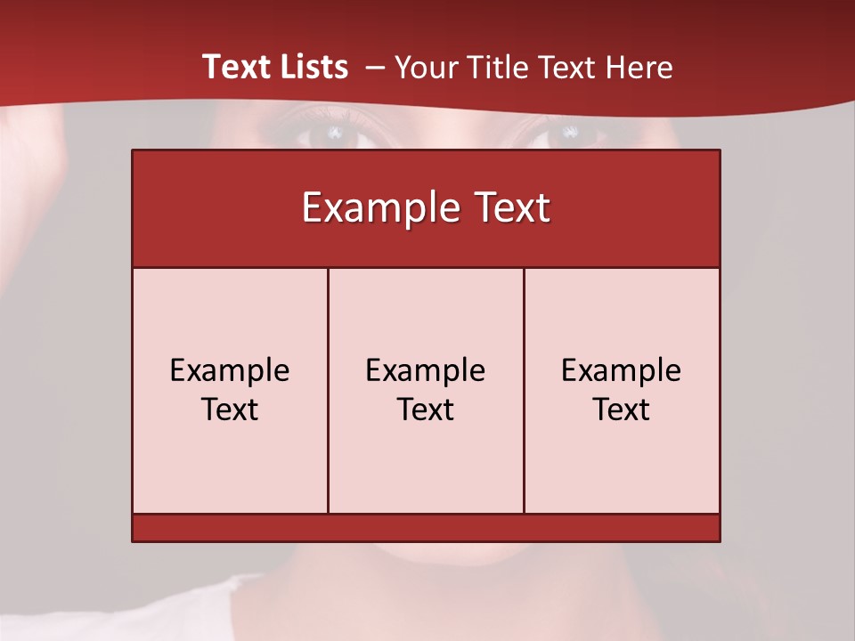 White One Model PowerPoint Template