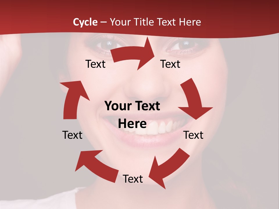 White One Model PowerPoint Template