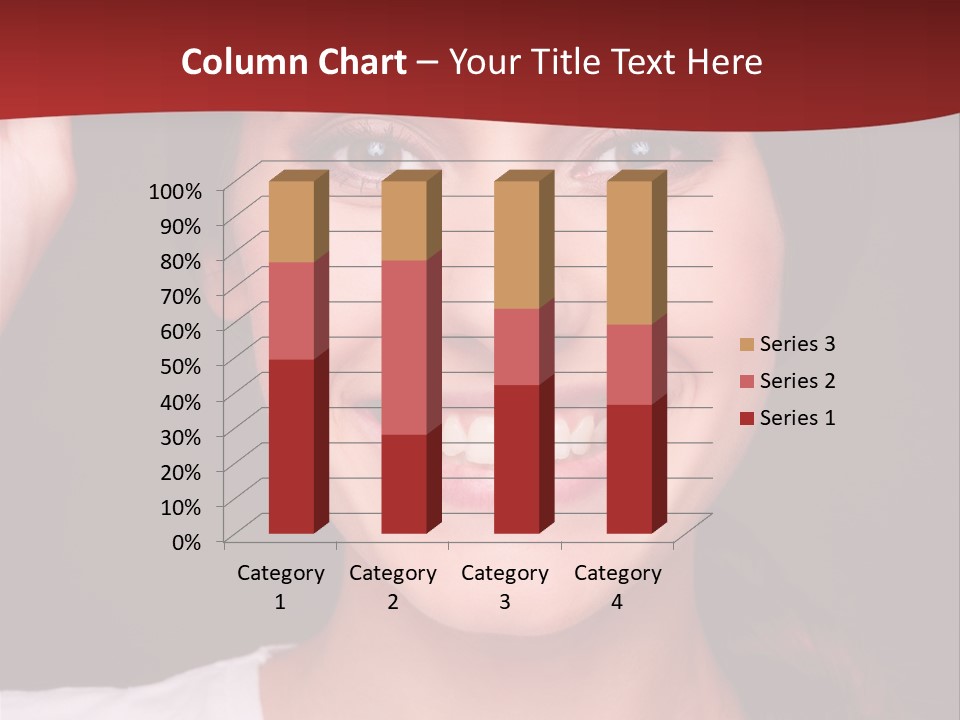 White One Model PowerPoint Template