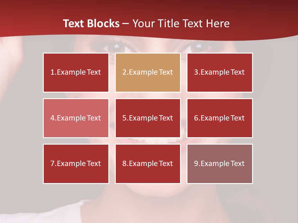 White One Model PowerPoint Template