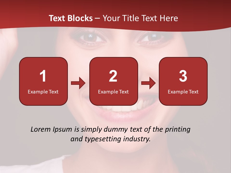 White One Model PowerPoint Template