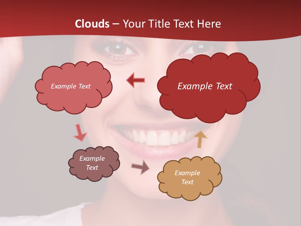 White One Model PowerPoint Template