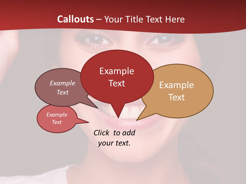 White One Model PowerPoint Template