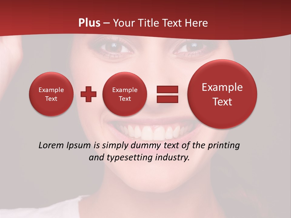 White One Model PowerPoint Template