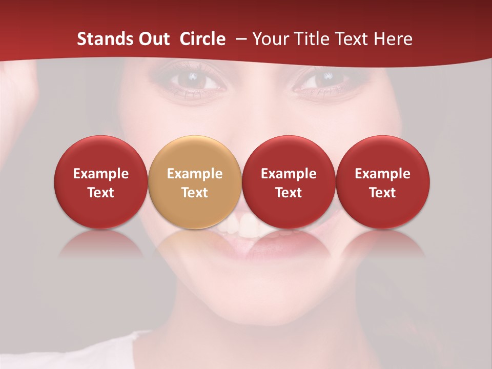 White One Model PowerPoint Template