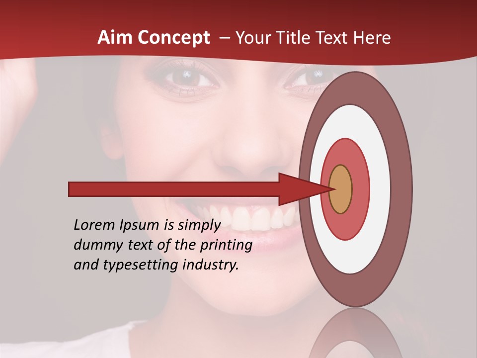 White One Model PowerPoint Template