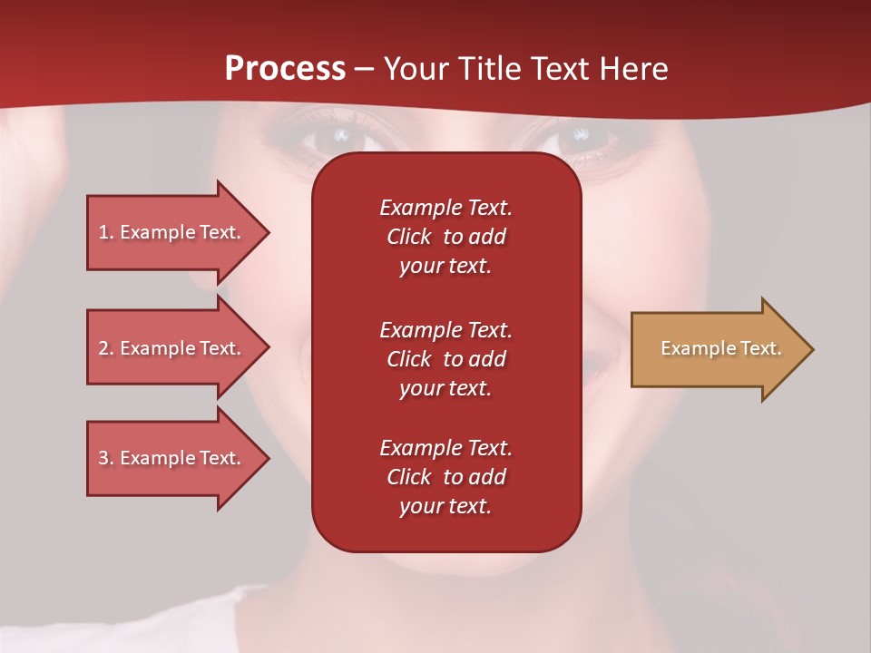 White One Model PowerPoint Template