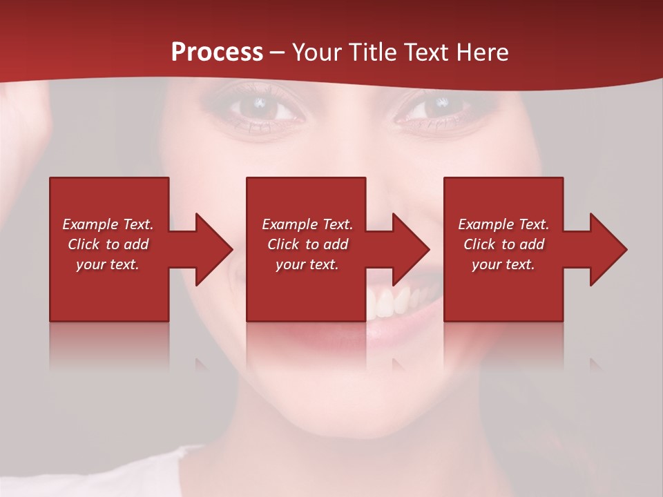 White One Model PowerPoint Template