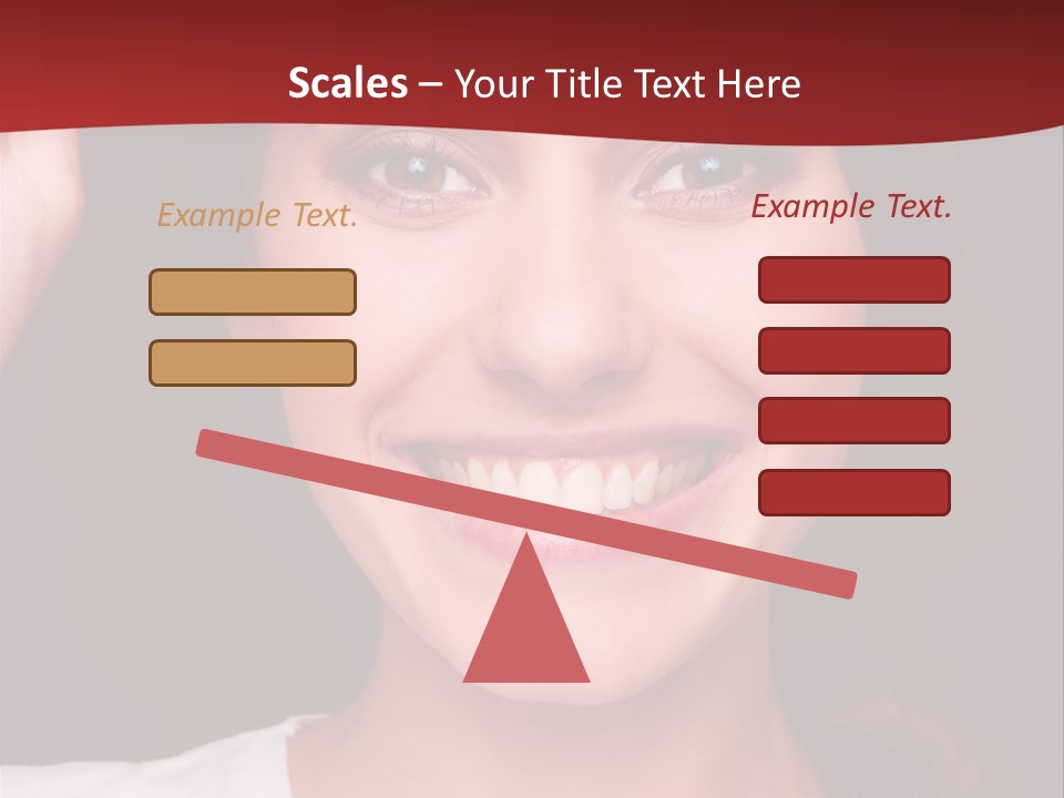 White One Model PowerPoint Template
