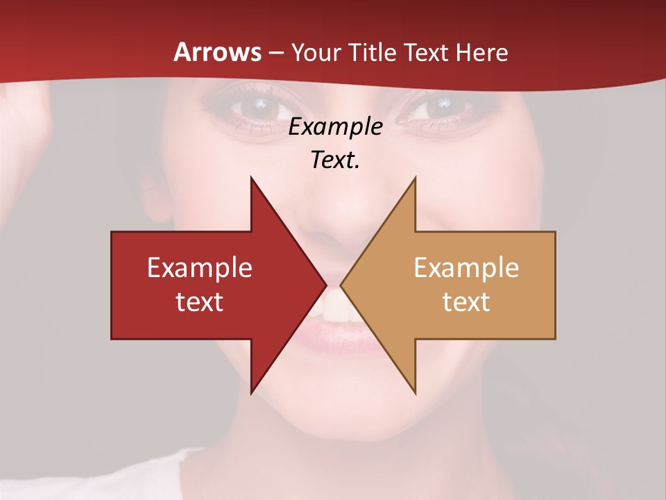 White One Model PowerPoint Template