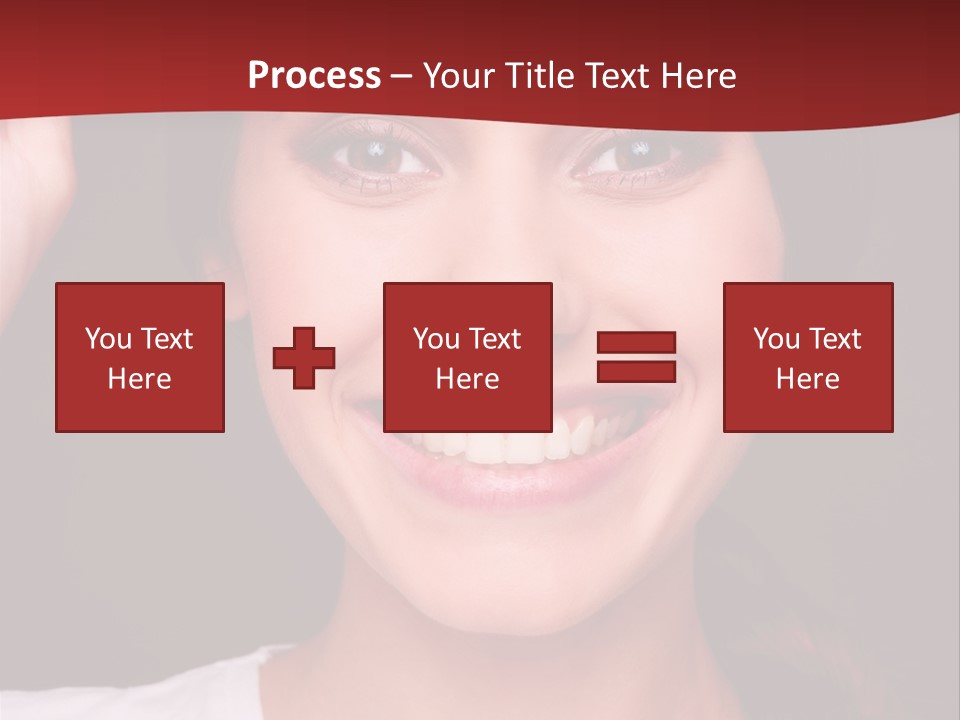 White One Model PowerPoint Template
