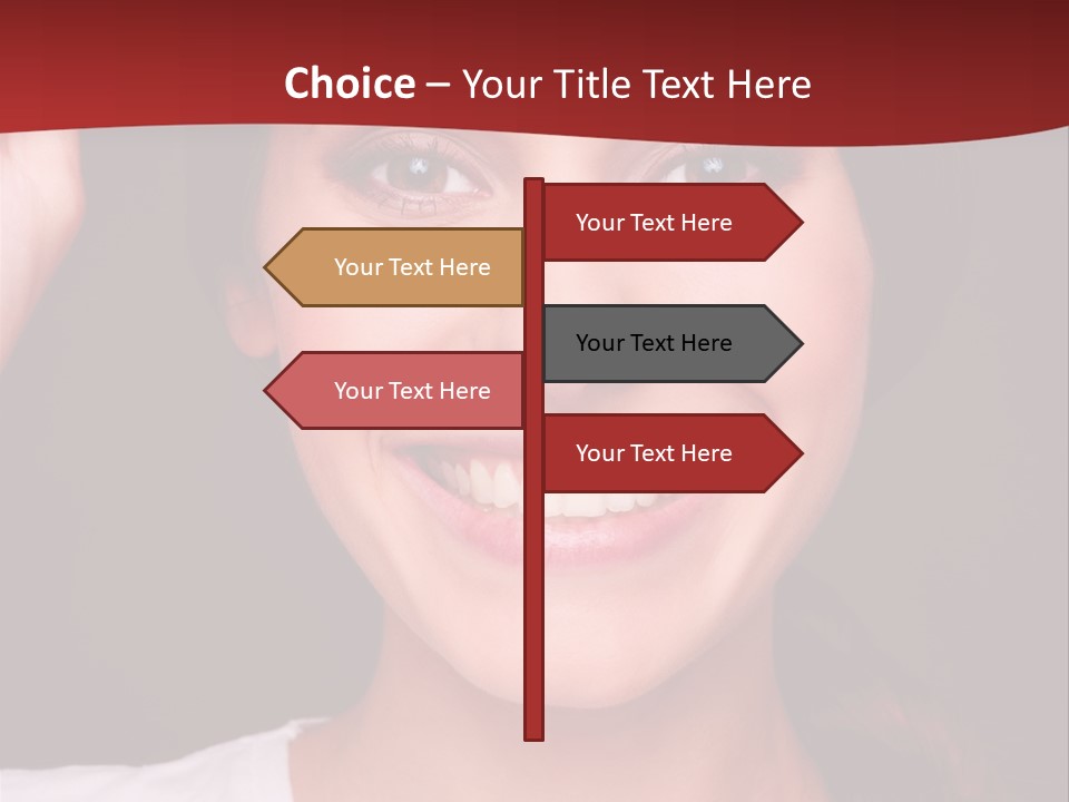 White One Model PowerPoint Template