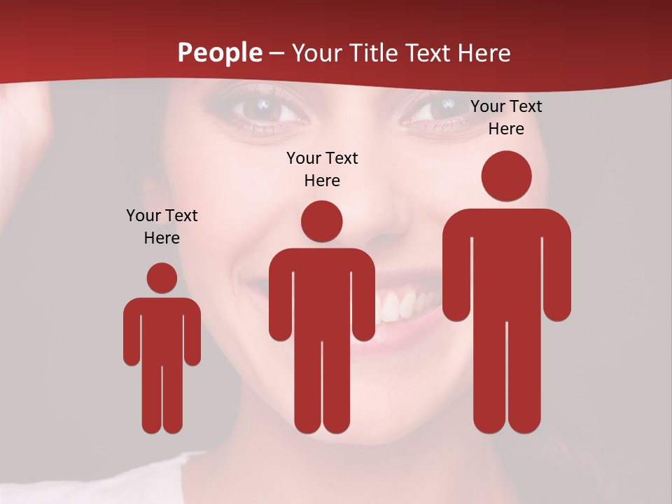 White One Model PowerPoint Template