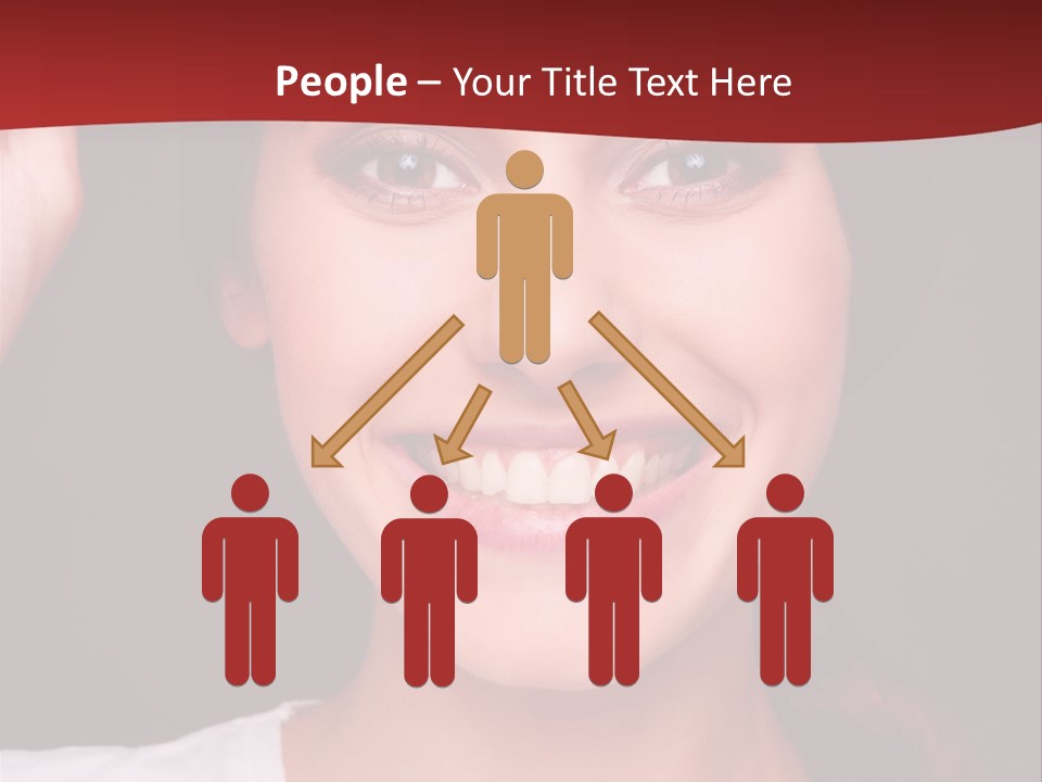 White One Model PowerPoint Template