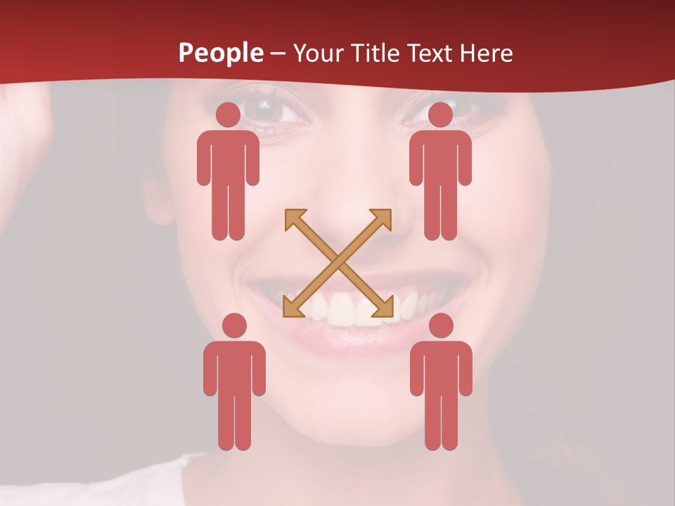 White One Model PowerPoint Template