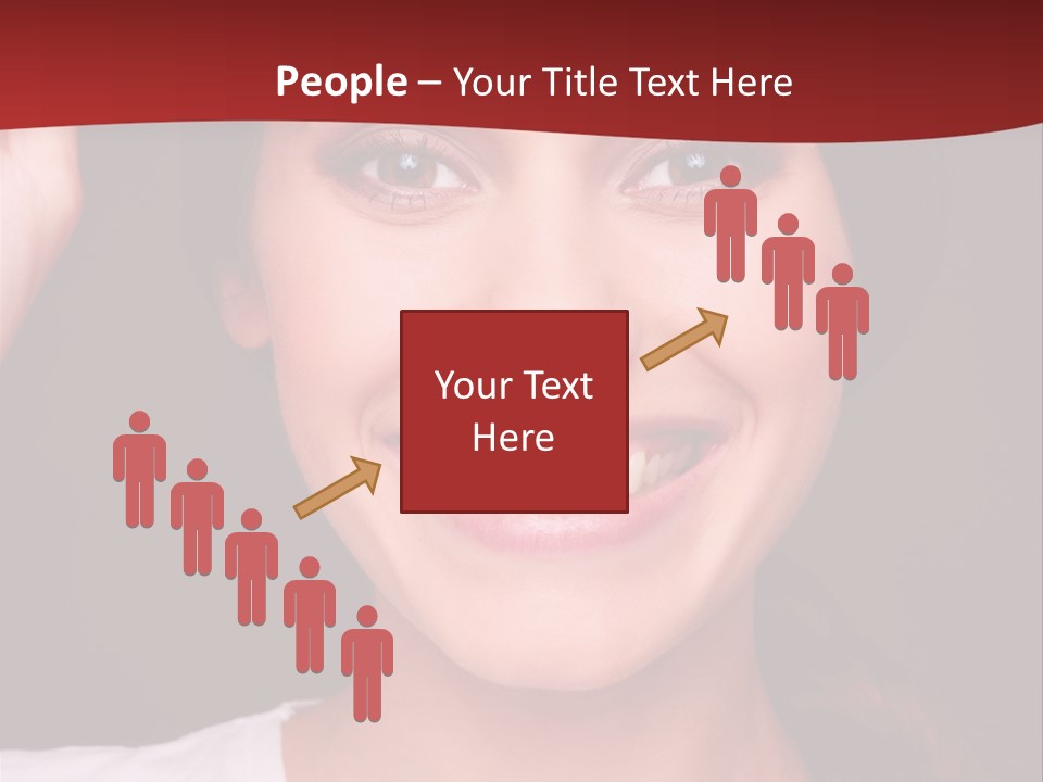 White One Model PowerPoint Template